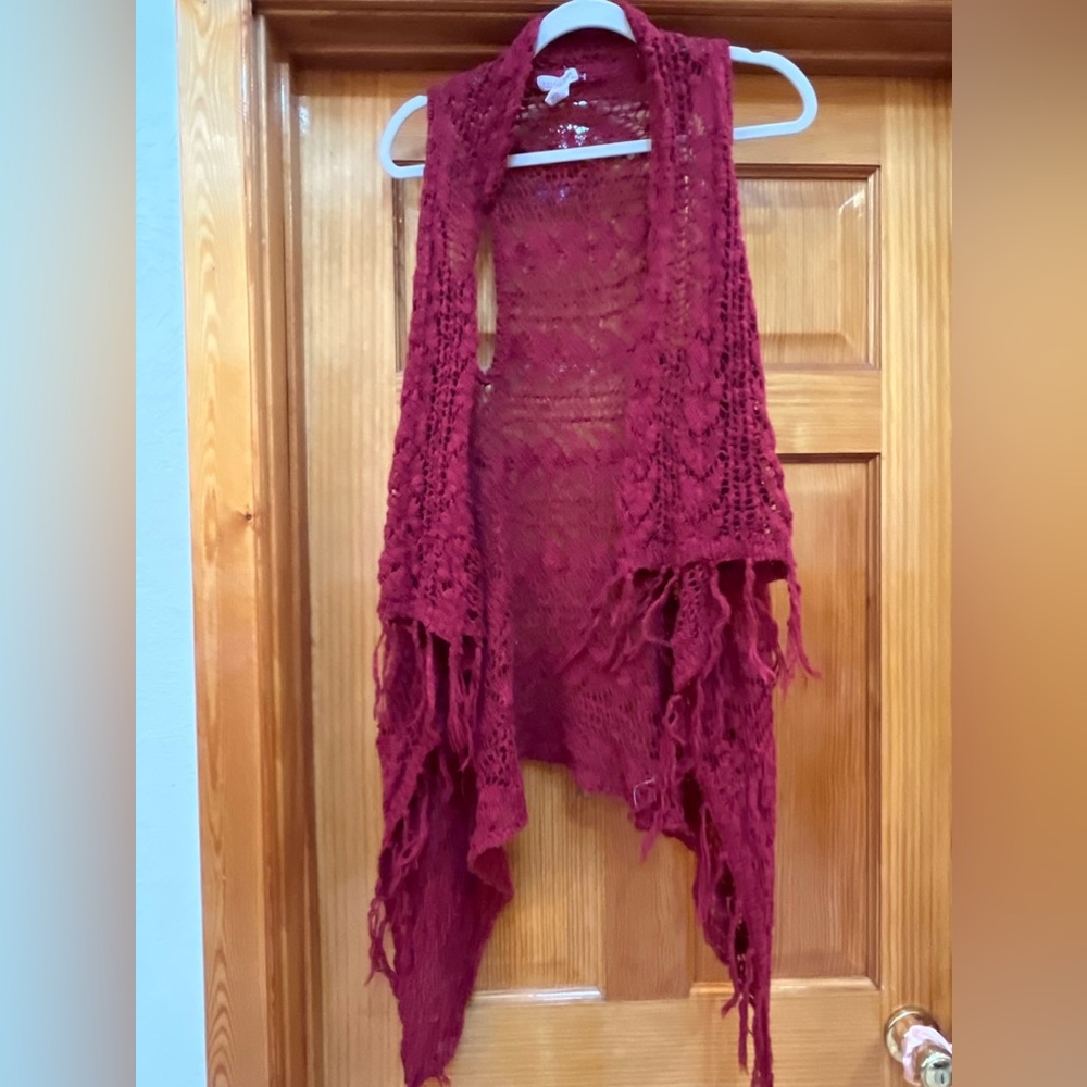 Pinkish red Cardigan